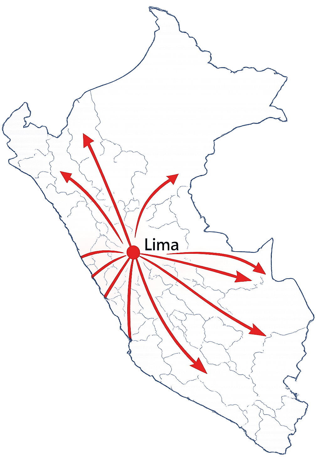 Mapa del Perú